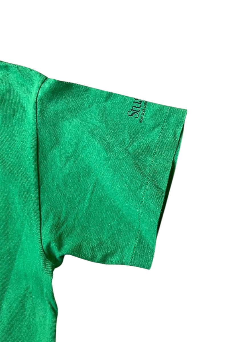 MADE IN USA Y2K EARLY 00'S APPLE T-SHIRT / GREEN [SIZE: M USED]