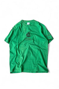 MADE IN USA Y2K EARLY 00'S APPLE T-SHIRT / GREEN [SIZE: M USED]