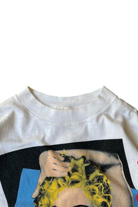 90'S MADONNA STRIKE A POSE MUSIC T-SHIRT / WHITE [SIZE: L USED]