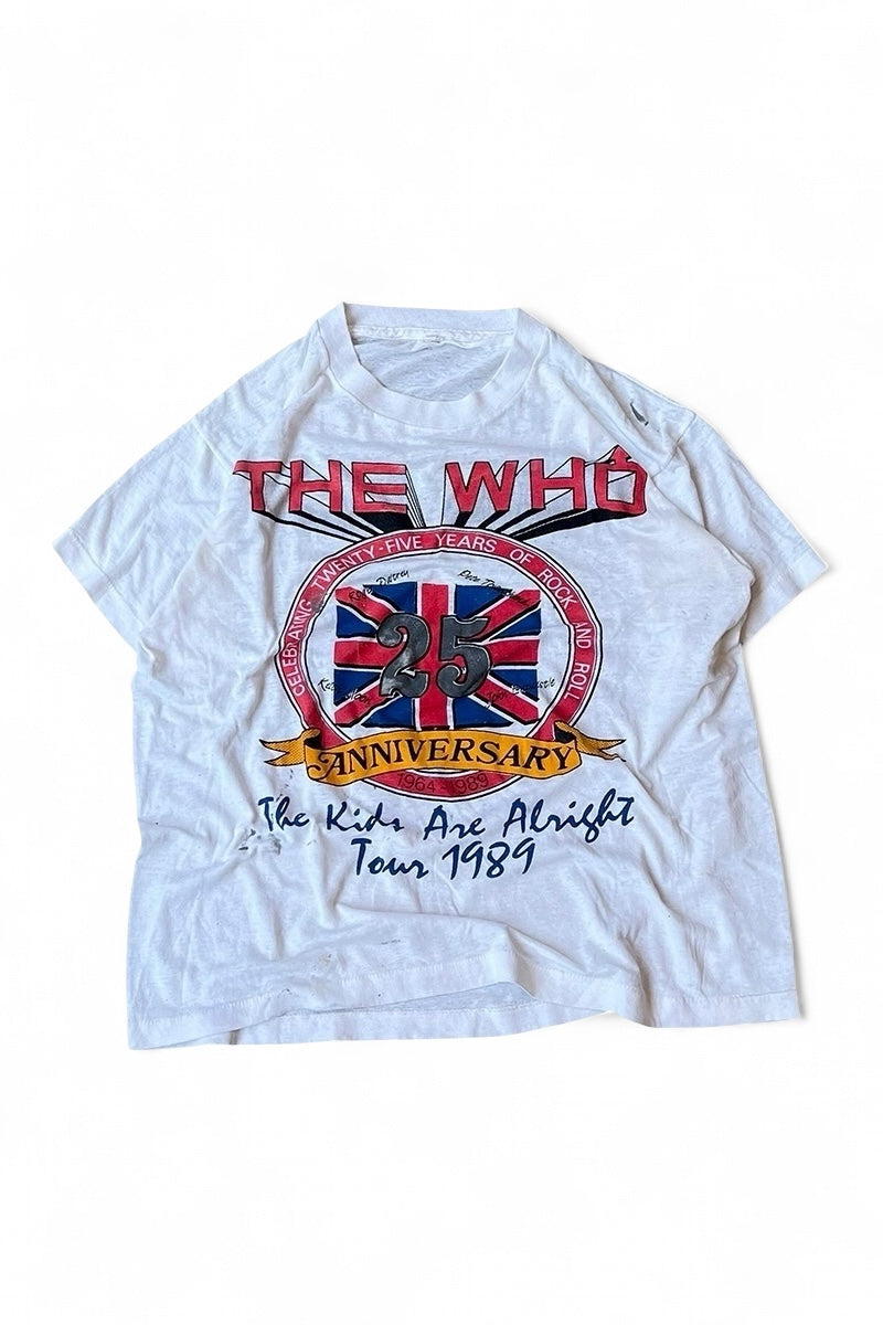 OTHER BRAND | 89'S THE WHO 25YEARS TOUR BAND T-SHIRT – STOCK
