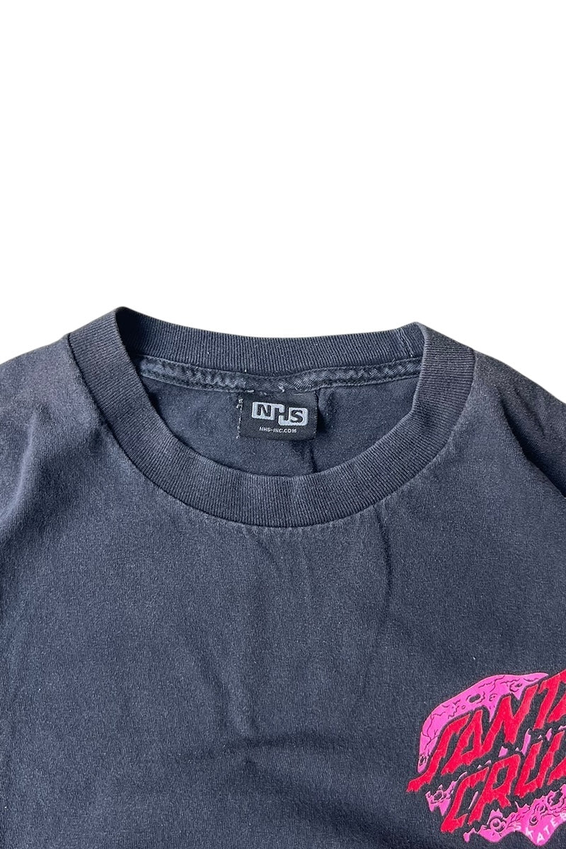 Y2K EARLY 00'S SANTA CRUZ SKATEBOARD T-SHIRT / BLACK [SIZE: L USED]