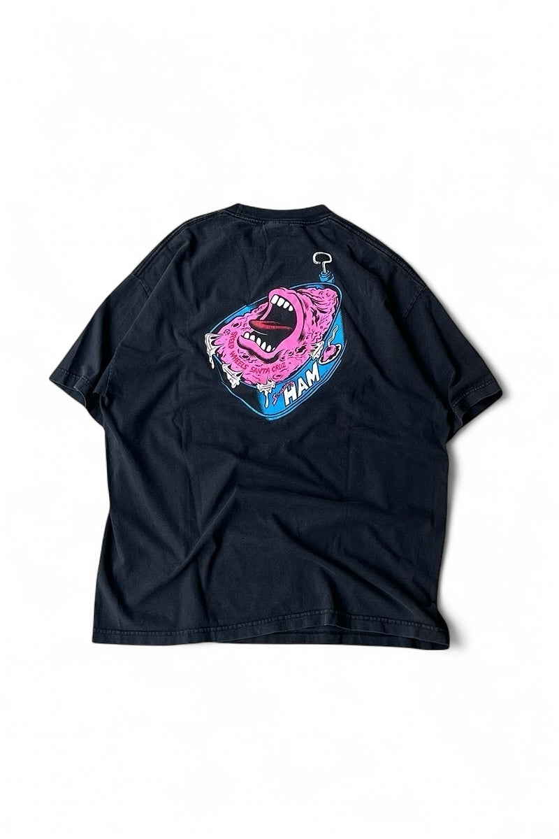 Y2K EARLY 00'S SANTA CRUZ SKATEBOARD T-SHIRT / BLACK [SIZE: L USED]