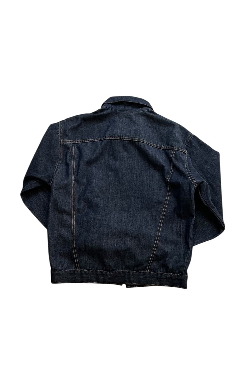 MADE IN USA 70'S DENIM JACKET ORANGE TAB / NAVY [SIZE: 22 USED]