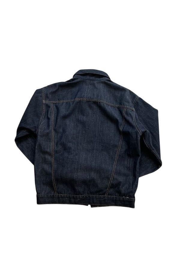 MADE IN USA 70'S DENIM JACKET ORANGE TAB / NAVY [SIZE: 22 USED]