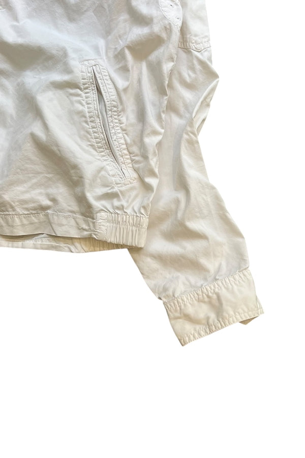 EXCLUSIVE OF DECORATION ZIP UP HOODIE JACKET 90'S REISSUE / WHITE [SIZE: M USED]