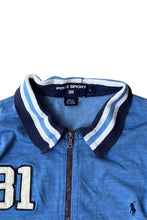 画像をギャラリービューアに読み込む, 90&#39;S HALF-ZIP POLO SHIRT / LIGHT BLUE [SIZE: L USED]
