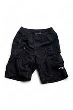 画像をギャラリービューアに読み込む, Y2K EARLY 00&#39;S SOFTWEAR NYLON SHORT PANTS / BLACK [SIZE: L USED]
