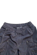 画像をギャラリービューアに読み込む, Y2K EARLY 00&#39;S SOFTWEAR NYLON SHORT PANTS / BLACK [SIZE: L USED]

