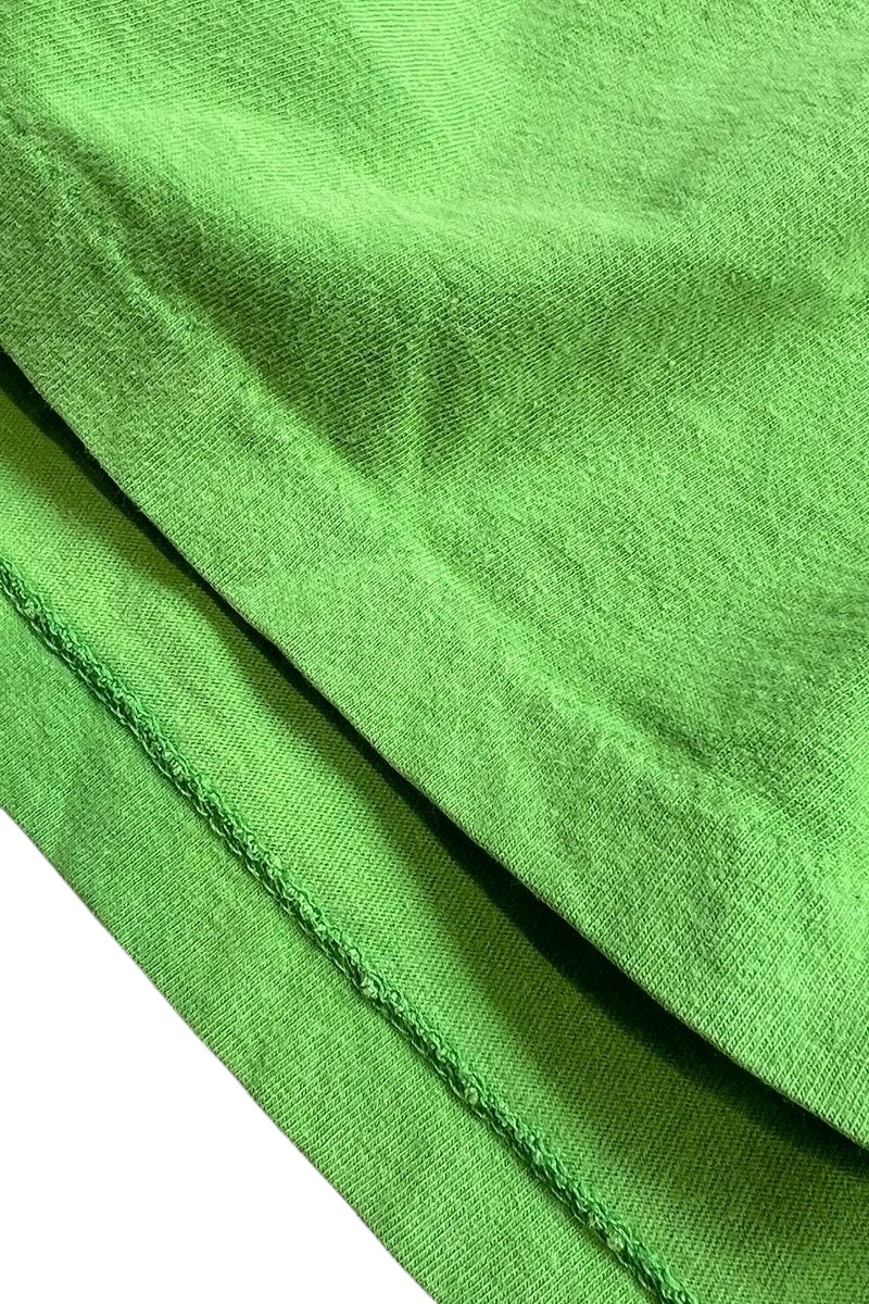 90'S L/S POLO BEAR T-SHIRT / GREEN [SIZE: L USED]