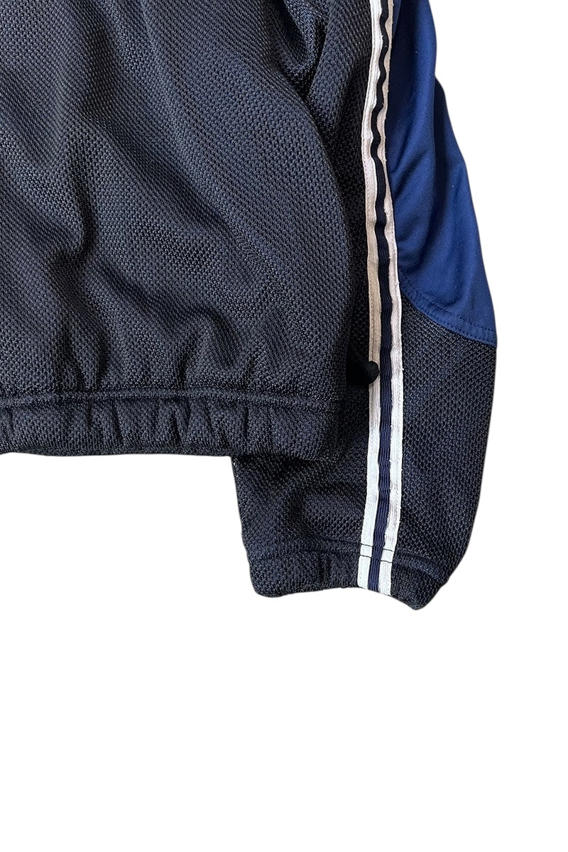 90'S ZIP UP TRACK JACKET / NAVY [SIZE: M USED]