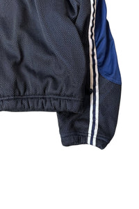 90'S ZIP UP TRACK JACKET / NAVY [SIZE: M USED]