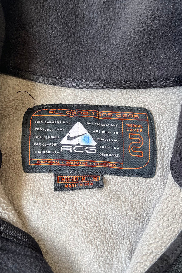 MADE IN USA 90'S FLEECE VEST / GRAY [SIZE: M USED]