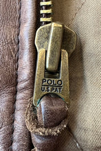 画像をギャラリービューアに読み込む, 90&#39;S ZIP LEATHER JACKET / BROWN [SIZE: M USED]
