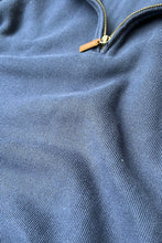 画像をギャラリービューアに読み込む, 90&#39;S HALF-ZIP SWEATER / NAVY [SIZE: M USED]
