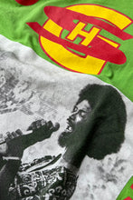 画像をギャラリービューアに読み込む, MADE IN USA GIL SCOTT-HERON PRINT T-SHIRT / GREEN [SIZE: S USED]
