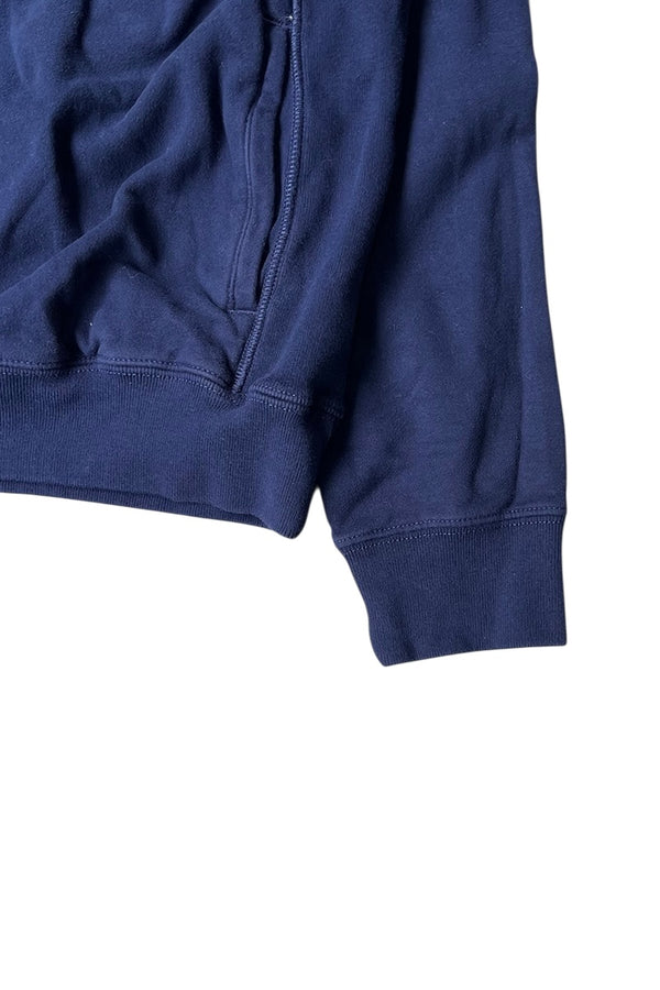 90'S HALF-ZIP SWEAT / NAVY [SIZE: M USED]