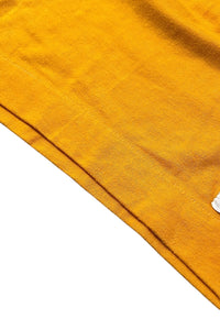 MADE IN USA 80'S LADY T HOCKEY T-SHIRT / YELLOW [SIZE: M USED]