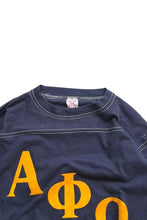 画像をギャラリービューアに読み込む, MADE IN USA 80&#39;S THELMA HOCKEY T-SHIRT / NAVY [SIZE: M USED]
