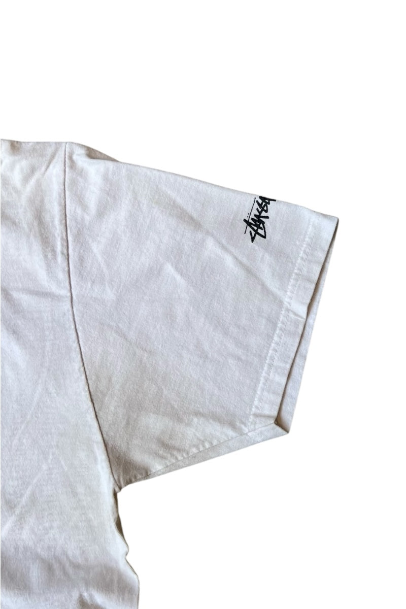 Y2K EARLY 00'S MADE IN MEXICO MTV GANG STARR T-SHIRT / WHITE [SIZE: L USED]