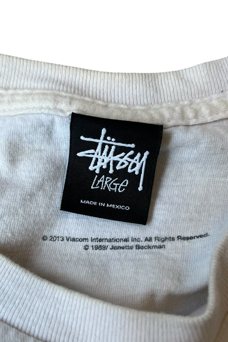 Y2K EARLY 00'S MADE IN MEXICO MTV GANG STARR T-SHIRT / WHITE [SIZE: L USED]