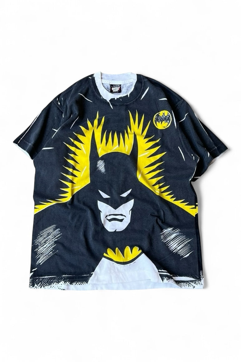 MADE IN USA 88'S BATMAN T-SHIRT / PATTERN [SIZE: L USED]
