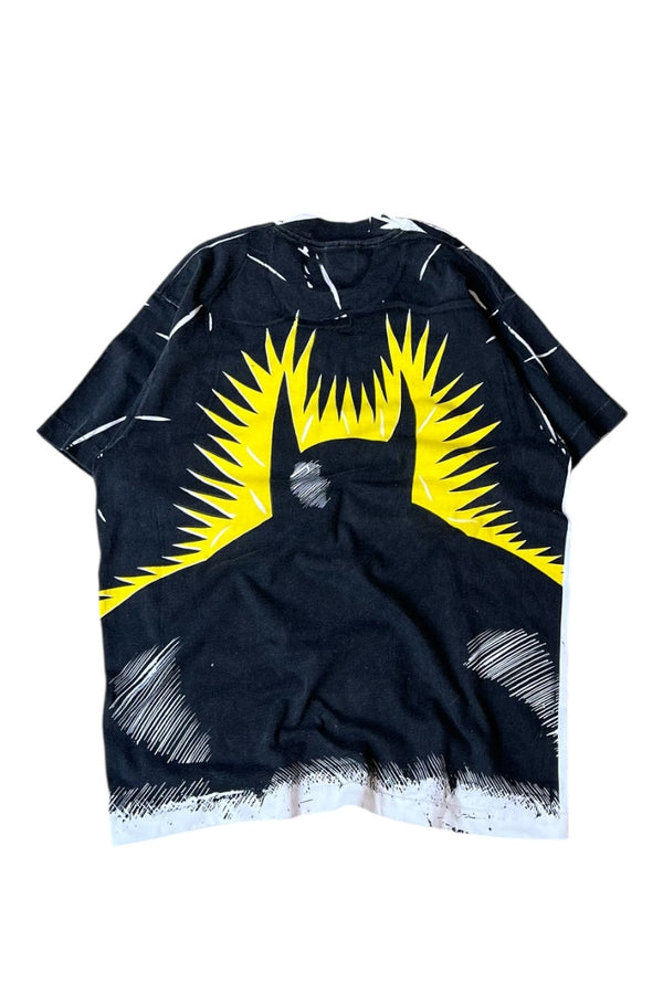 MADE IN USA 88'S BATMAN T-SHIRT / PATTERN [SIZE: L USED]