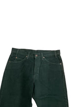 画像をギャラリービューアに読み込む, MADE IN USA 96&#39;S 555 DENIM PANTS ORANGE TAB / DARK GREEN [SIZE: 32 DEADSTOCK/NOS]
