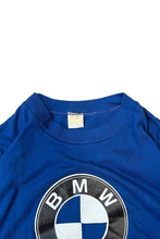 画像をギャラリービューアに読み込む, MADE IN USA 80&#39;S BMW ADVERTISING T-SHIRT / BLUE [SIZE: M USED]
