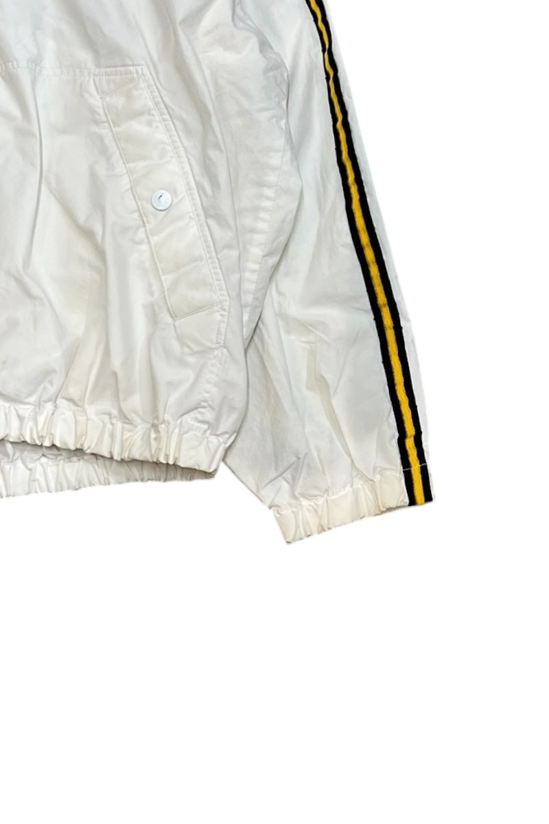 90'S ZIP HOODIE JACKET / WHITE [SIZE: M USED]
