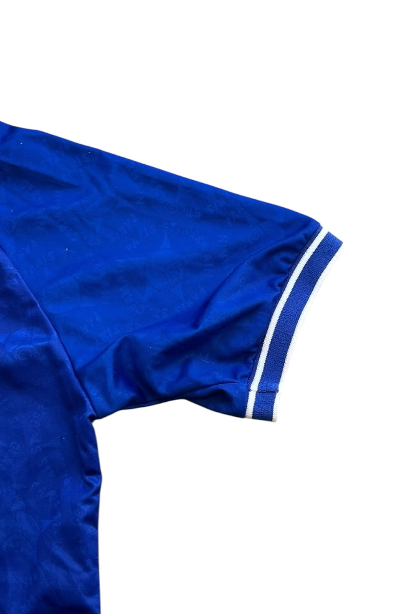 MADE IN UK 95-96'S PSG FOOTBALL GAME SHIRT / BLUE [SIZE: L USED]
