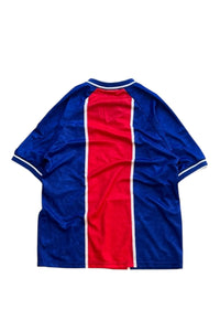 MADE IN UK 95-96'S PSG FOOTBALL GAME SHIRT / BLUE [SIZE: L USED]