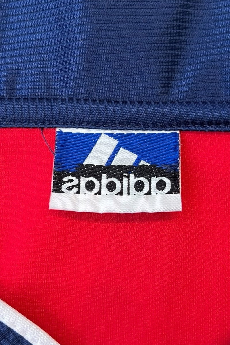 99-01'S BAYERN FOOTBALL GAME SHIRT / RED [SIZE: XL USED]