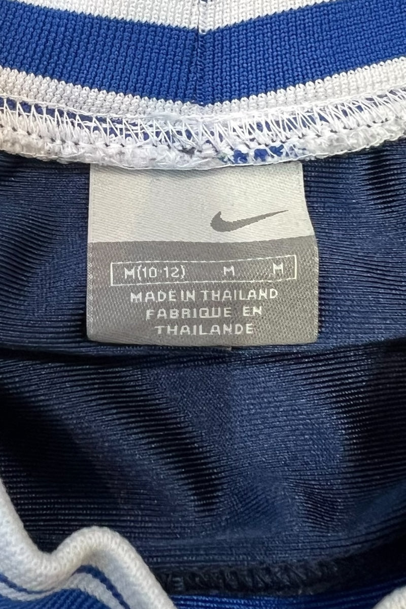 Y2K EARLY 00'S L/S MESH T-SHIRT / NAVY [SIZE: M USED]