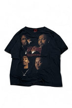 画像をギャラリービューアに読み込む, 00&#39;S DEATH ROW RECORDS HIP HOP T-SHIRT / BLACK [SIZE: L USED]
