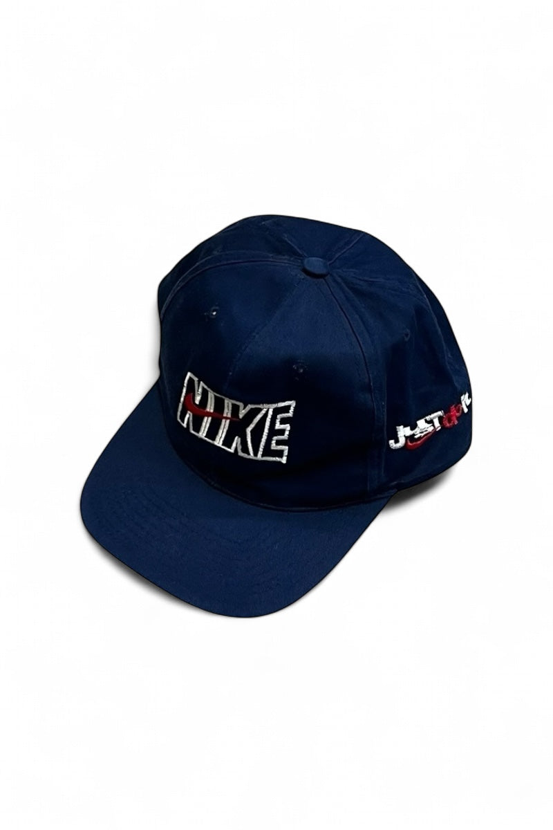 90'S JUST DO IT CAP / NAVY [SIZE: ONE SIZE USED]