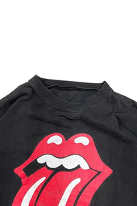 94'S THE ROLLING STONES WORLD TOUR T-SHIRT / BLACK [SIZE: L USED]