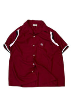 画像をギャラリービューアに読み込む, MADE IN USA 60&#39;S BOWLING S/S SHIRT / RED [SIZE: L USED]
