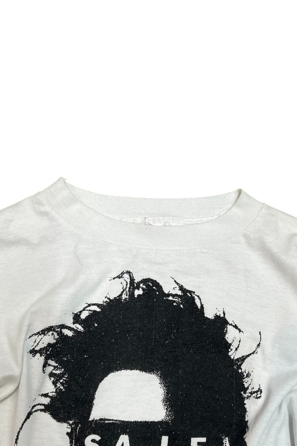 MADE IN USA 90'S SALE L/S T-SHIRT / WHITE [SIZE: L USED]