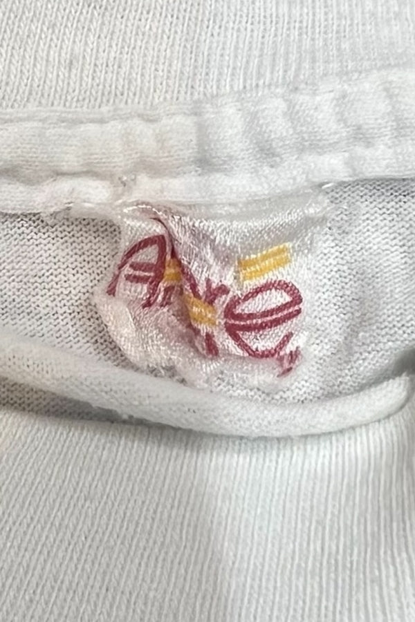 MADE IN USA 90'S SALE L/S T-SHIRT / WHITE [SIZE: L USED]
