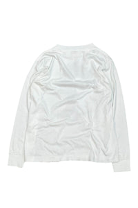 MADE IN USA 90'S SALE L/S T-SHIRT / WHITE [SIZE: L USED]