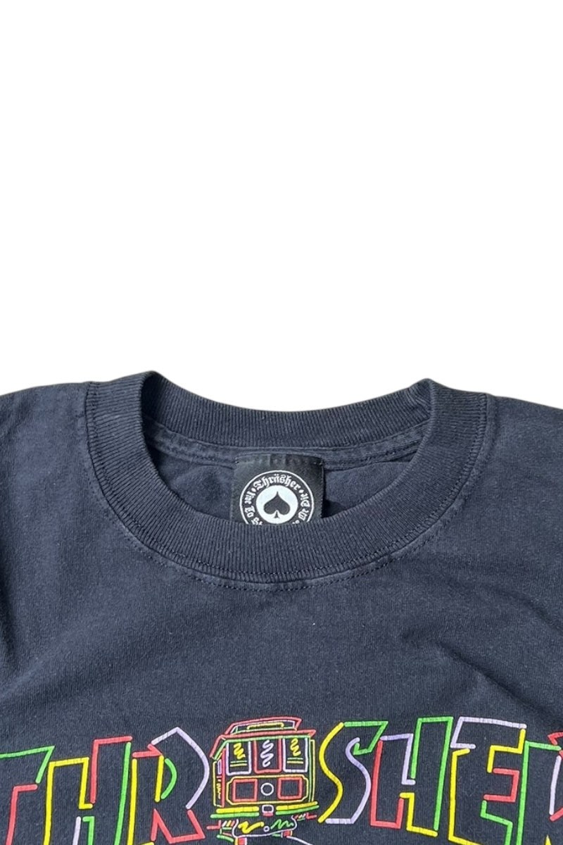 SANFRANCISCO LOGO L/S T-SHIRT USA Model / BLACK [SIZE: L USED]