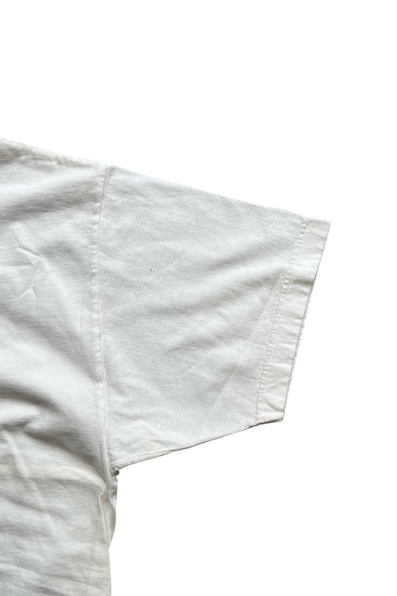 MADE IN USA 90S-EARLY 00S LOGO PRINT T-SHIRT / WHITE [SIZE: M USED]