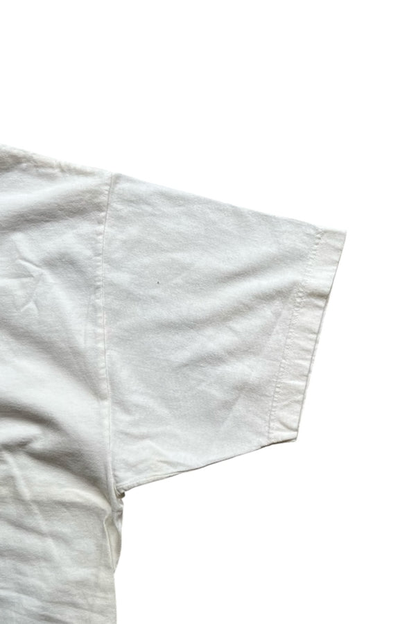 MADE IN USA 90S-EARLY 00S LOGO PRINT T-SHIRT / WHITE [SIZE: M USED]
