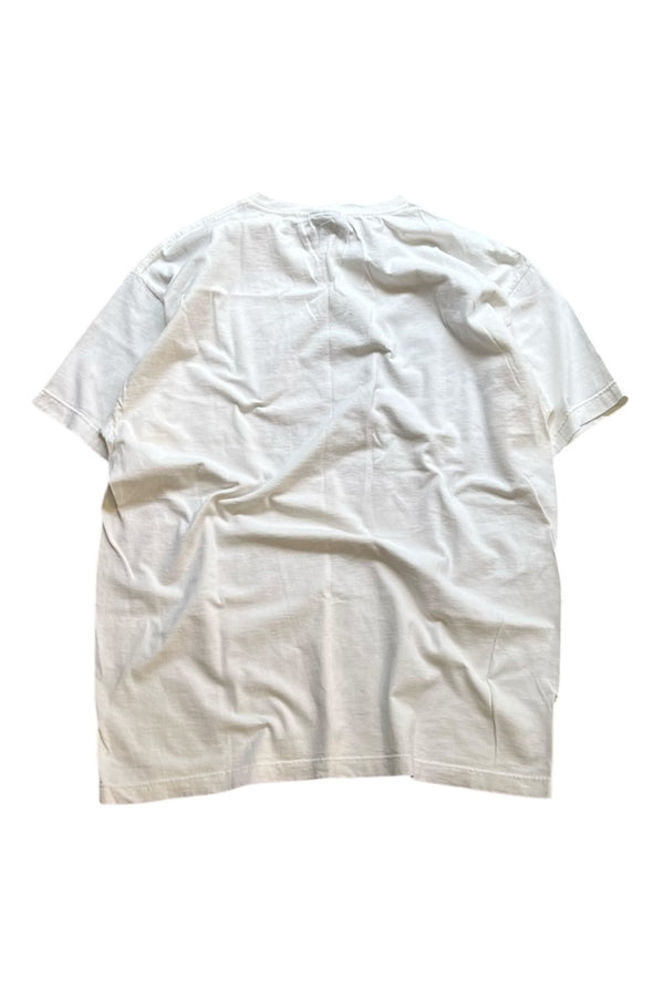MADE IN USA 90S-EARLY 00S LOGO PRINT T-SHIRT / WHITE [SIZE: M USED]