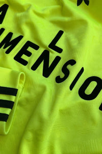 L/S FOOTBALL GAME SHIRT / YELLOW [SIZE: S USED]