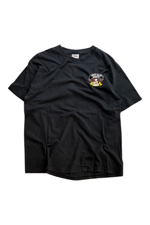 90'S HARLEY DAVIDSON PRINT T-SHIRT / BLACK [SIZE: L USED]