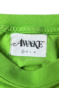 MADE IN USA GIL SCOTT-HERON PRINT T-SHIRT / GREEN [SIZE: S USED]