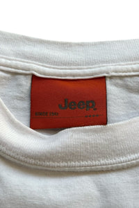 Y2K EARLY 00'S JEEP T-SHIRT / WHITE [SIZE: L USED]
