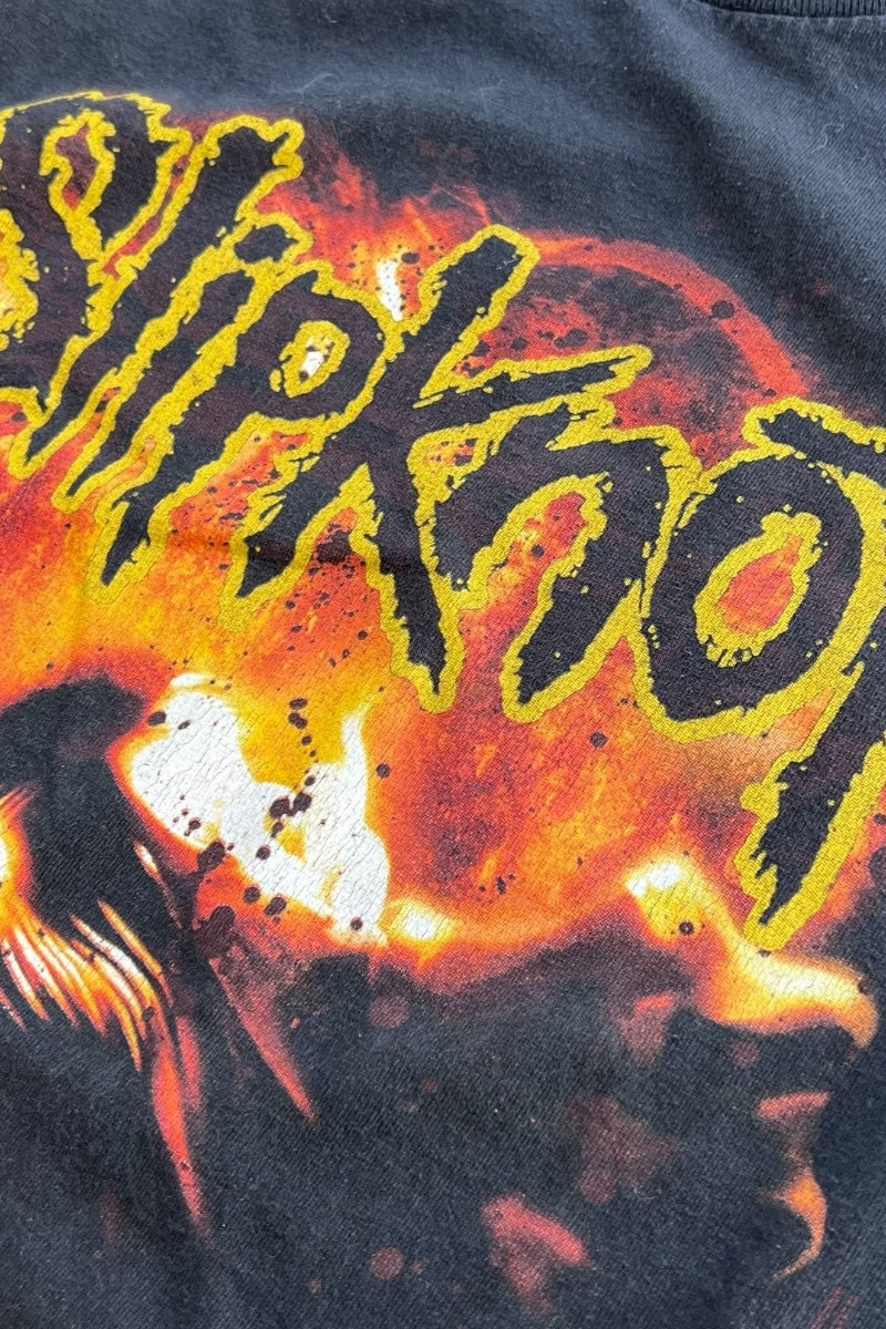 Y2K EARLY 00'S SLIPKNOT BAND T-SHIRT / BLACK [SIZE: S USED]