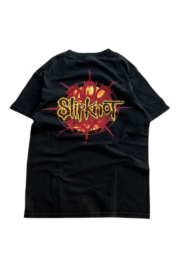 Y2K EARLY 00'S SLIPKNOT BAND T-SHIRT / BLACK [SIZE: S USED]
